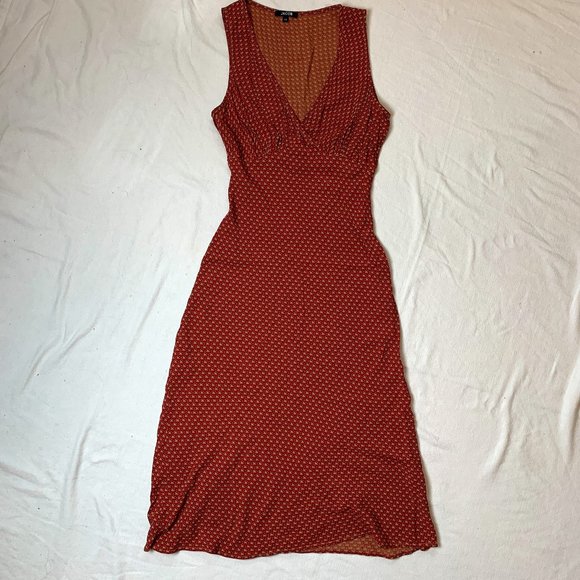 Jacob Dresses & Skirts - JACOB Y2K (2006) Red & Yellow Patterned Long Dress